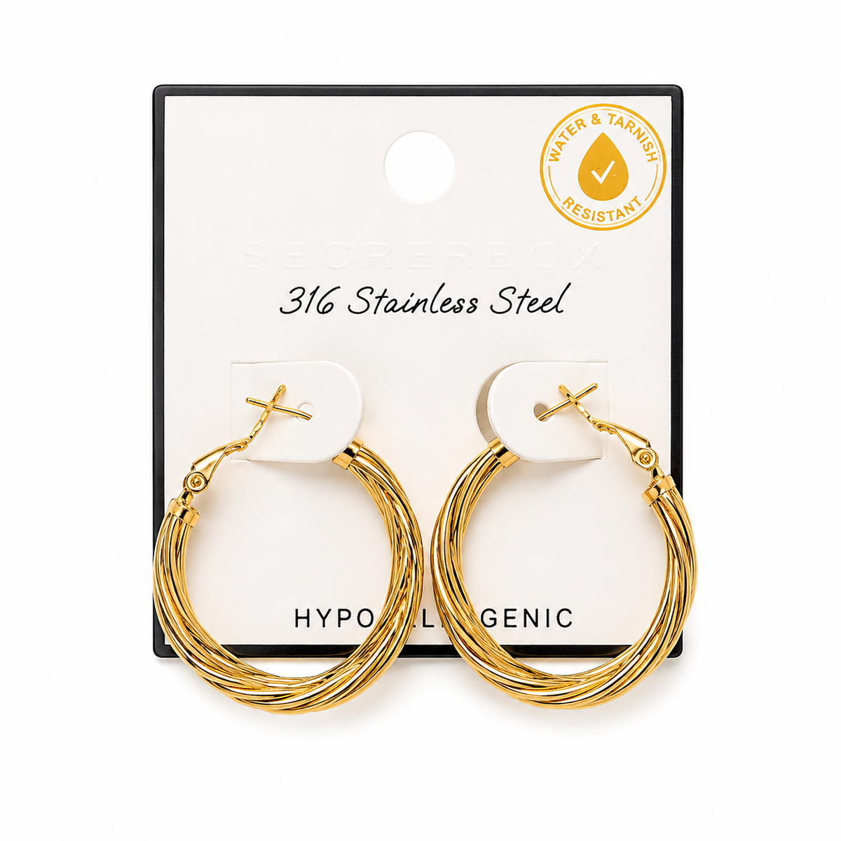The Everyday Gold Lux Hoop