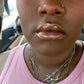 Georgia Peach 8 ml Lip Glaze Wand Tube.