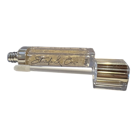 Caramel Lip Glaze 8 ml Wand Tube.