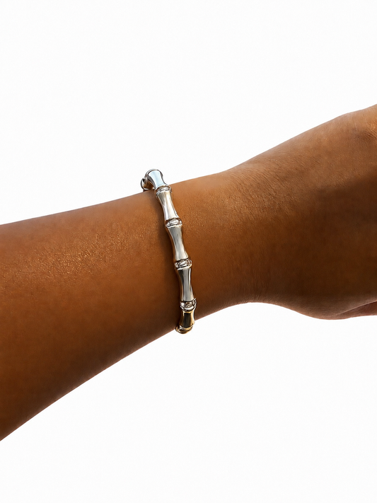 Bamboo Stainless Steel Bracelet