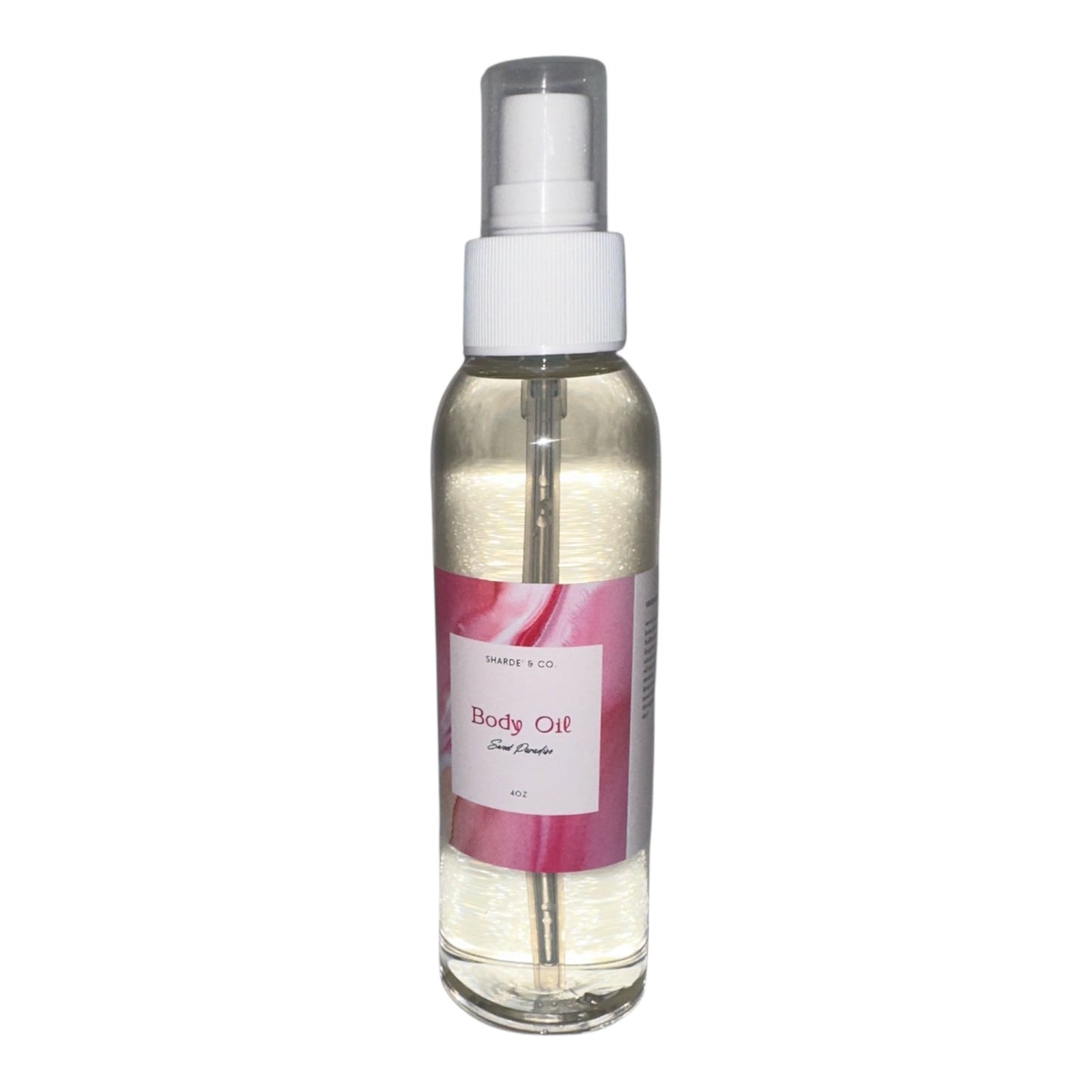 Sweet Paradise Body Oil 4oz bottle oil