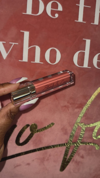 Peach Me Lip Glaze 8ml Wand Tube.